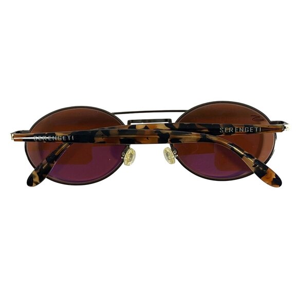Vintage Serengeti Santa Fe Polarized Oval Tortoiseshell Sunglasses 5412 - Picture 4 of 7